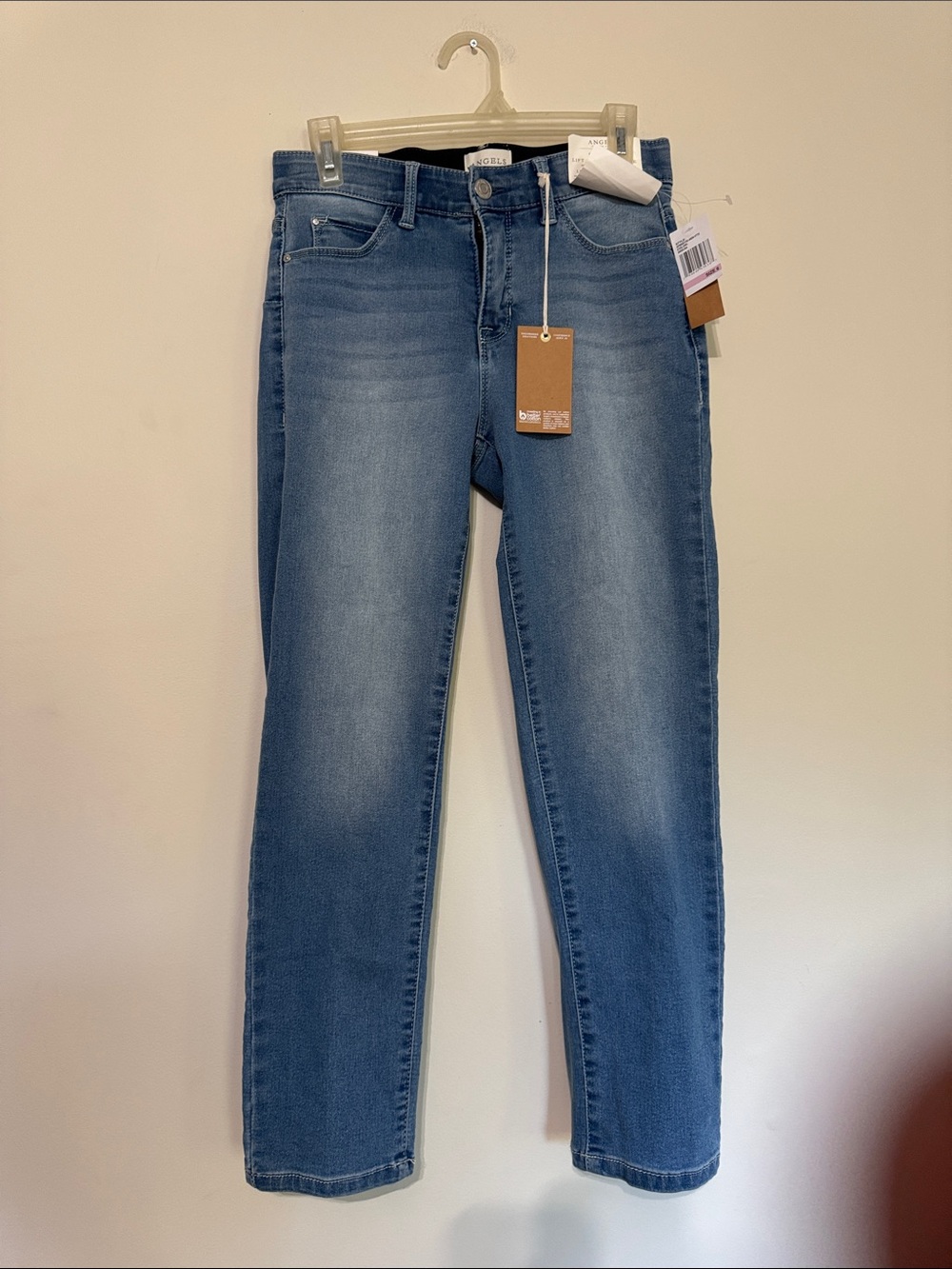 angel forever Medium Blue Straight Leg Women’s Jeans
